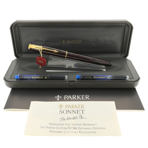 1994 parker sonnet - parker, red