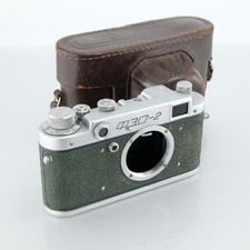 FED 2 Rangefinder Camera 35mm Film Vintage Soviet Leica Copy Manual Focus Green