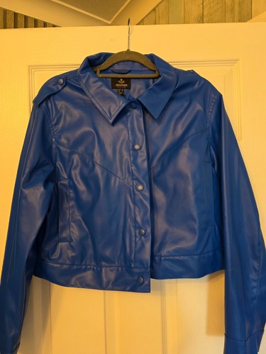 Ladies blue faux leather - ladies,