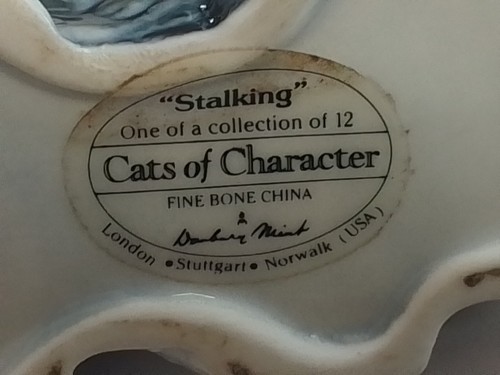 Danbury mint cats character - cats, of