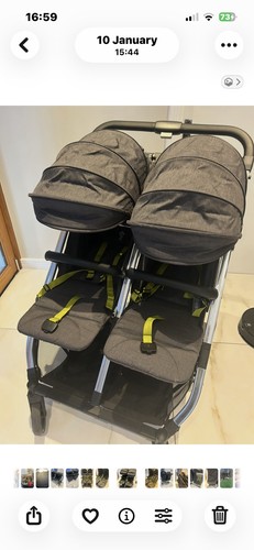 Twin double pram - /,
