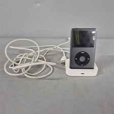 Apple iPod Classic Portable Media Player 160GB Grey w Charging Dock -CP 