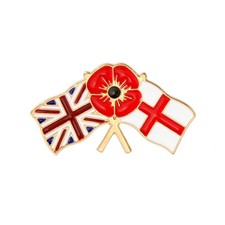 Union Jack Red Poppi Pin Badge 2025 Poppie Pins Remember Veteran Solider Brooch