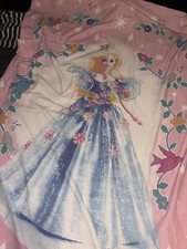 Vintage 1996 reversible Princess Barbie Duvet cover single