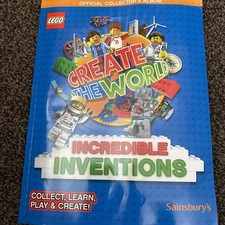 LEGO Sainsbury's Create The World Living Amazingly Album 2020 Complete VGC