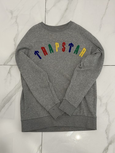 Grey flavours trapstar jumper - flavours,