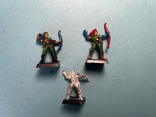 3 x Warhammer Fantasy Battle - Wood Elf Archers - Metal - Classic - OOP