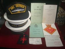ROYAL NAVY CAPS HMS COVENTRY &