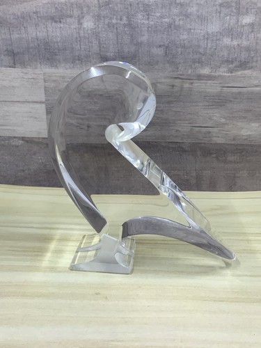 Vintage lucite bird sculpture - bird,