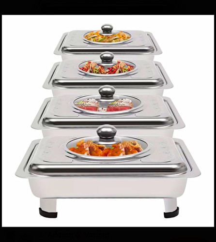 Pack stainless steel buffet - 4,