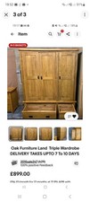 1x Triple Wardrobe DELIVERY