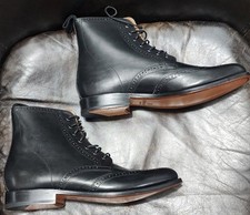 Grenson Brogue Boots Mens Size