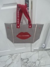 Lulu Guinness Striped Shopping/tote Bag.New
