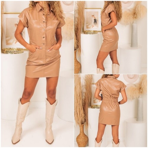 Nwt boutique entro tan - boutique, faux