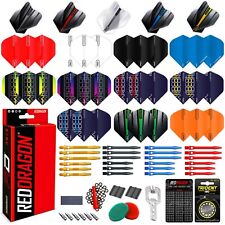 RED DRAGON Darts Accessory Pack Pro Aluminium Set, including flights, stems