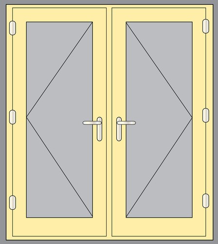 Upvc french doors - french,