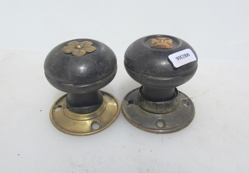 Vintage wooden door knobs - vintage,