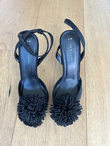 Black heeled shoes size - heeled, 5