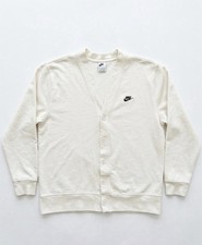 Nike Cardigan Mens White Sz L