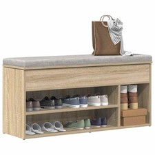 Sonoma Oak Shoe Bench Seat