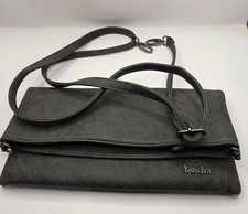Boscha Dark Grey Clutch Bag