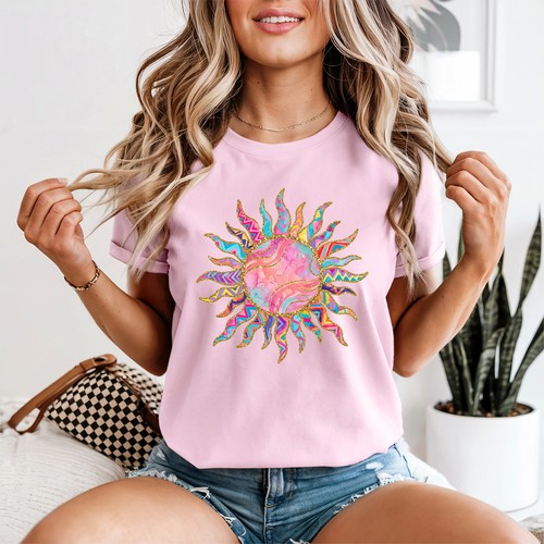 Boho colorful sun womens - sun,