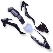 BLACK KTM STYLE SYMOTO SYK / TCB XF PIT BIKE PLASTICS SET fits 140cc 160cc