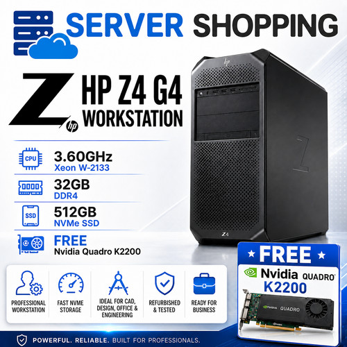 60ghz xeon w 2133 - hp, g4