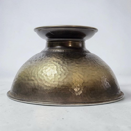 Vintage hammered brass - brass, lamp