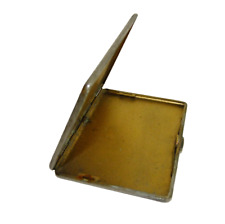 Cigarette Case MCM Credit Card Holder Wallet Retro Silver + Gold Toned Vintage