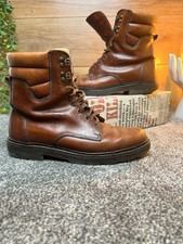Men vintage camel boots - men’s,