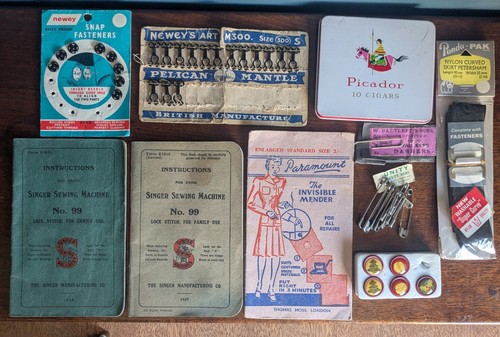 Vintage sewing haberdashery - &,