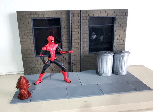 Street diorama model - diorama, kit
