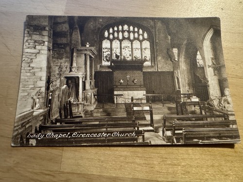 Postcard cirencester church - cirencester,