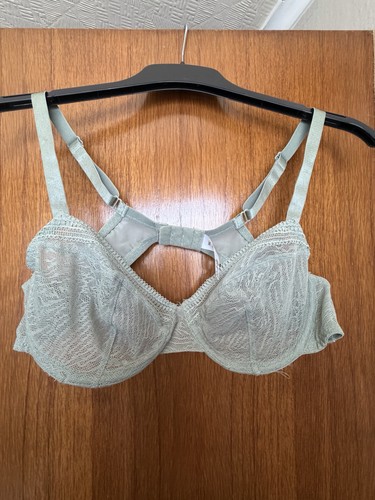 Sage green lace bra - sage,