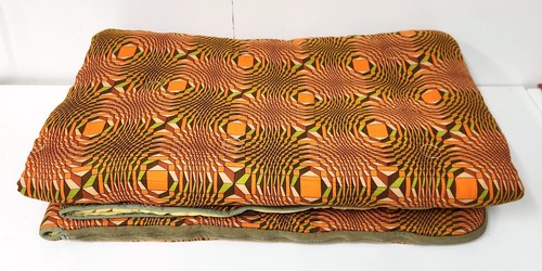 Vintage orange green - green, sleeping