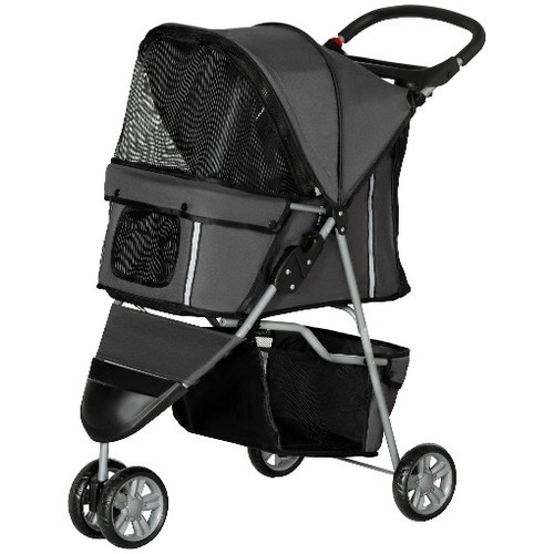 Wheel pet stroller - wheel, charcoal