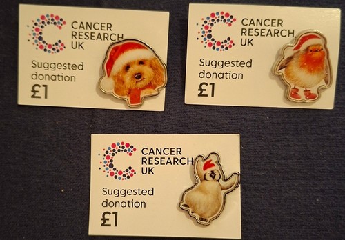 Cancer research pin - research, badges