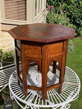 HOSHIARPUR coffee table late 19th century, lovely patina,  good inlay BARGAIN!