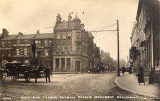 DARLINGTON. HIGH ROW CORNER & PEASE'S MONUMENT # 10171-K BY ROTARY