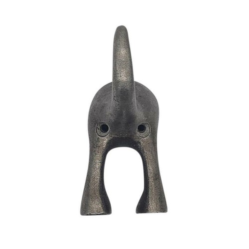 Cast iron dog tail coat - dog,
