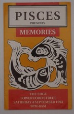 Rave Flyer-Pices presents Memories at the Edge coventry- 1993 - size A6 -GC