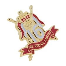 16th/5th The Queen's Royal Lancers Lapel Pin Badge
