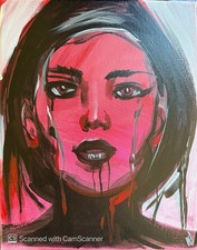 Dripping Female Portrait