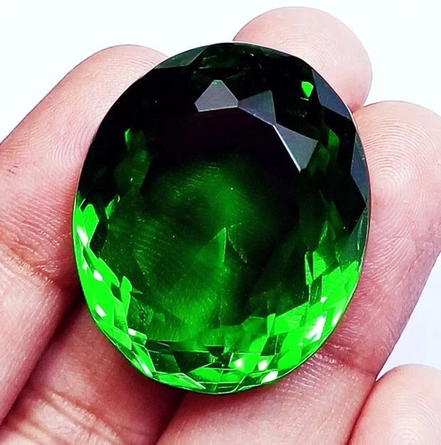 Huge size green topaz - size, loose