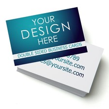 Business cards Double Sided, wide range of templates or upload your own, 350gsm