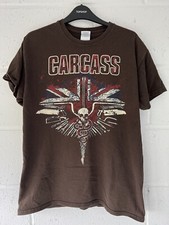 Carcass official 2014 European tour brown T-shirt size M