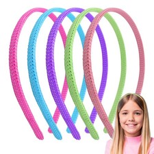 5 Pack Fabric Alice Bands