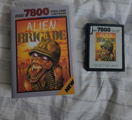 Atari 7800 alien brigade - 7800,