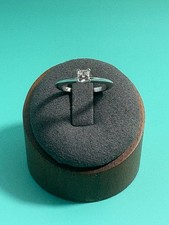 Tiffany & Co. Diamond Platinum Engagement Ring 0.30 Carat, Princess cut